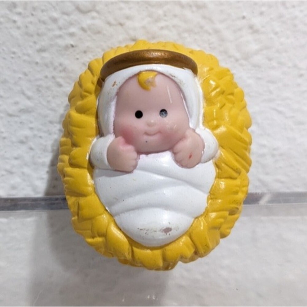 Fisher Price Little People Nativity Baby Jesus Christmas Figure Mattel 2001